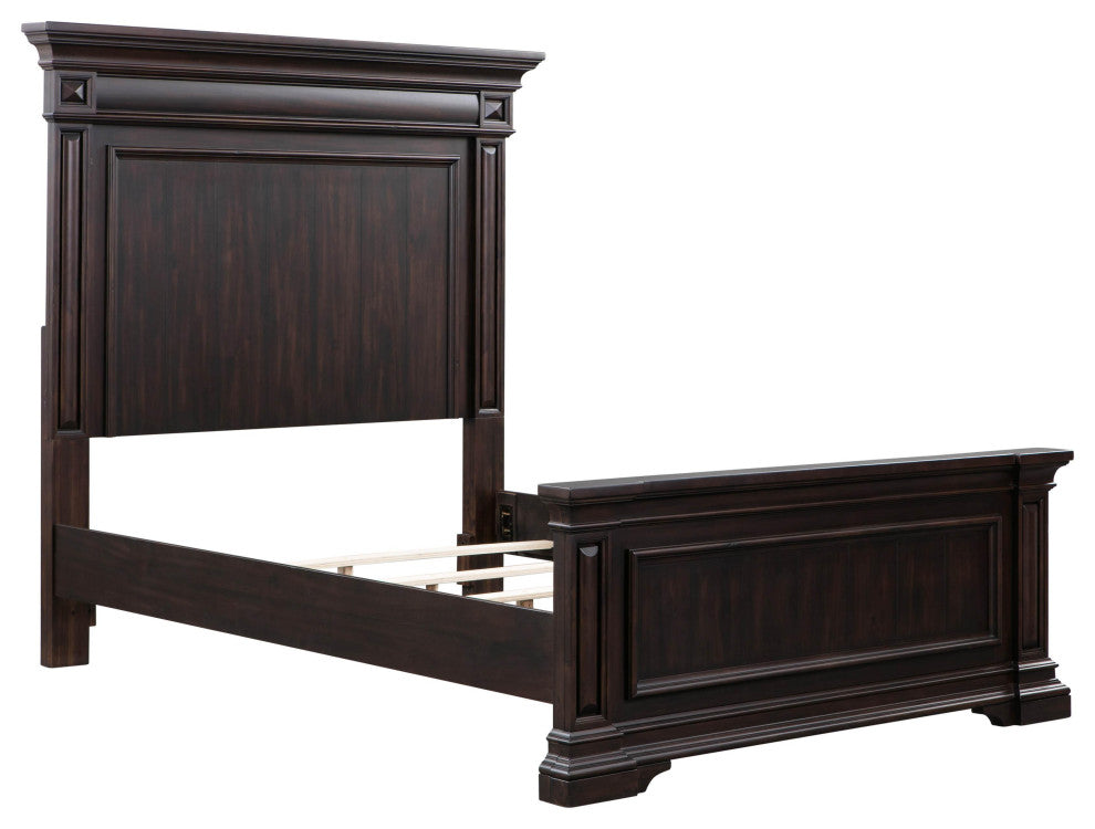 Stamford Brown Queen Panel Bed