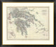 "Greece, 1861" Framed Digital Print by Alexander Keith Johnston, 46x39"