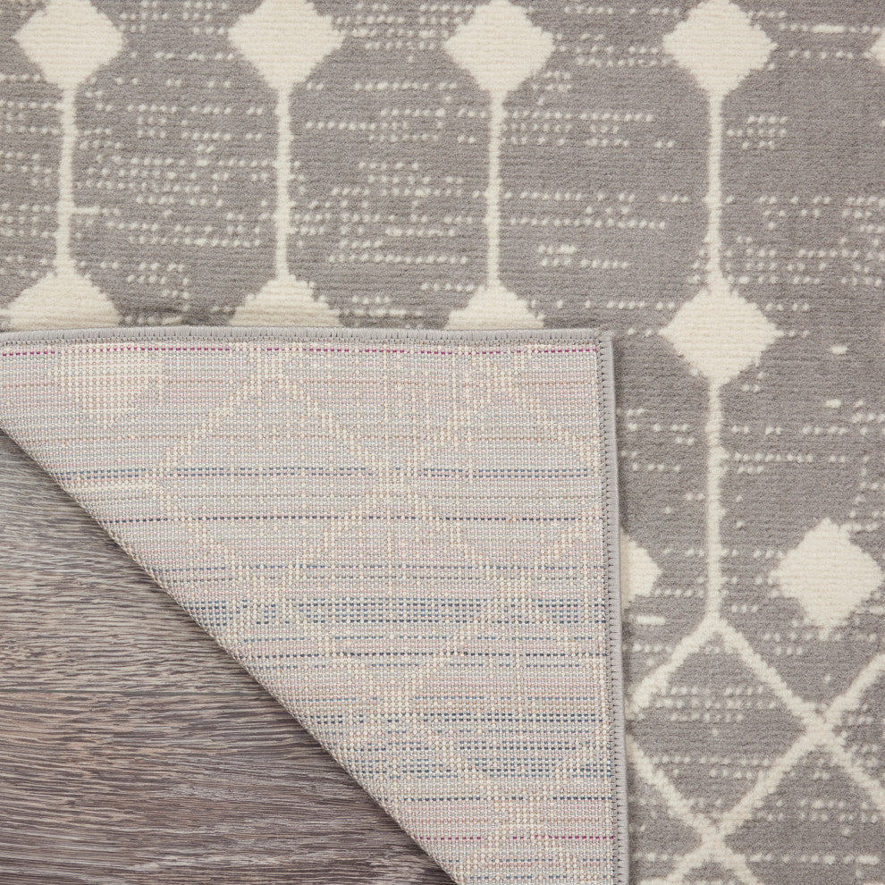 Nourison Grafix 7' x 10' Grey Bohemian Indoor Area Rug