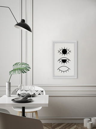 "Sleepy Eye" Framed Painting Print, 8x12