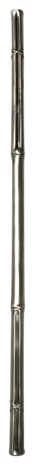 20" Single Bamboo Handle, Antique Brass