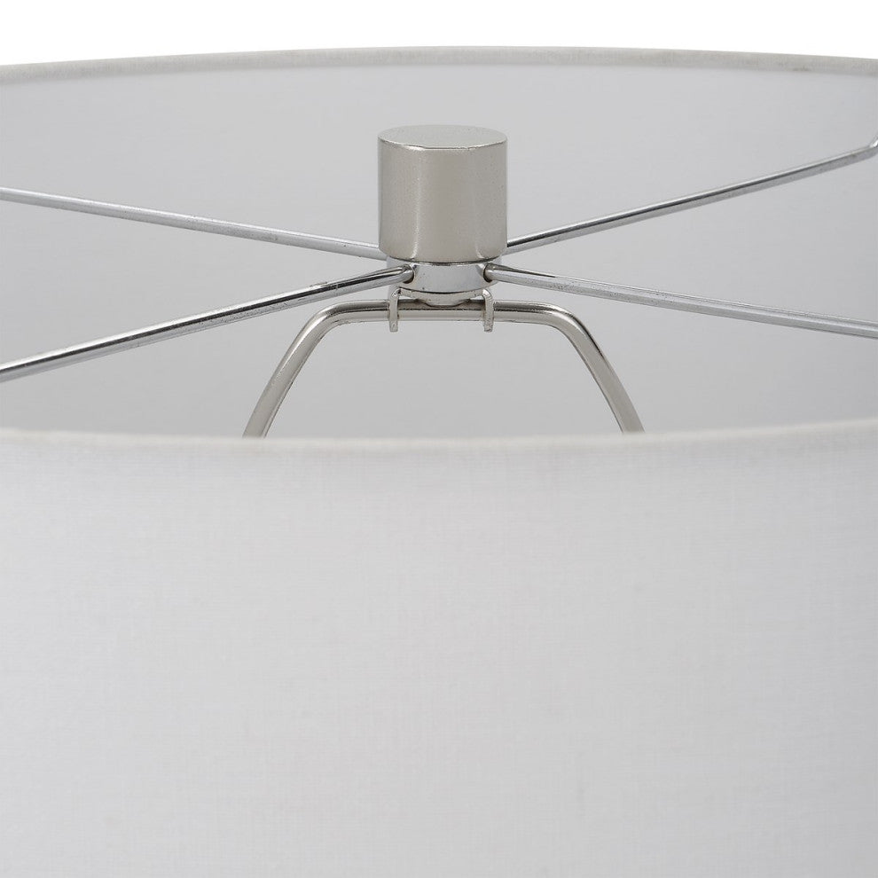 Uttermost Albany White Farmhouse Table Lamp 30038
