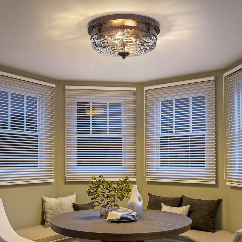 2 Light Ceiling Lighting Fixture, Farmhouse