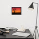 Burning Skies Rural Landscape Framed Photo Paper Wall Art Print, Black, 8" X 10"