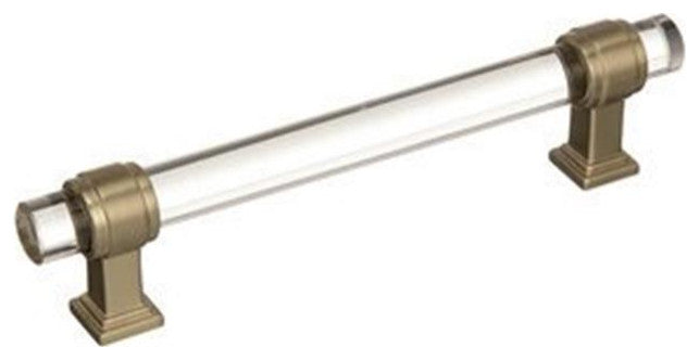 Amerock  128 mm Glacio Cabinet Pull - Clear, Black Bronze