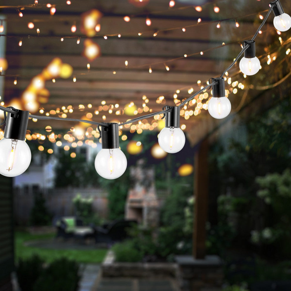 Safavieh Huron Led Outdoor String Lights Black