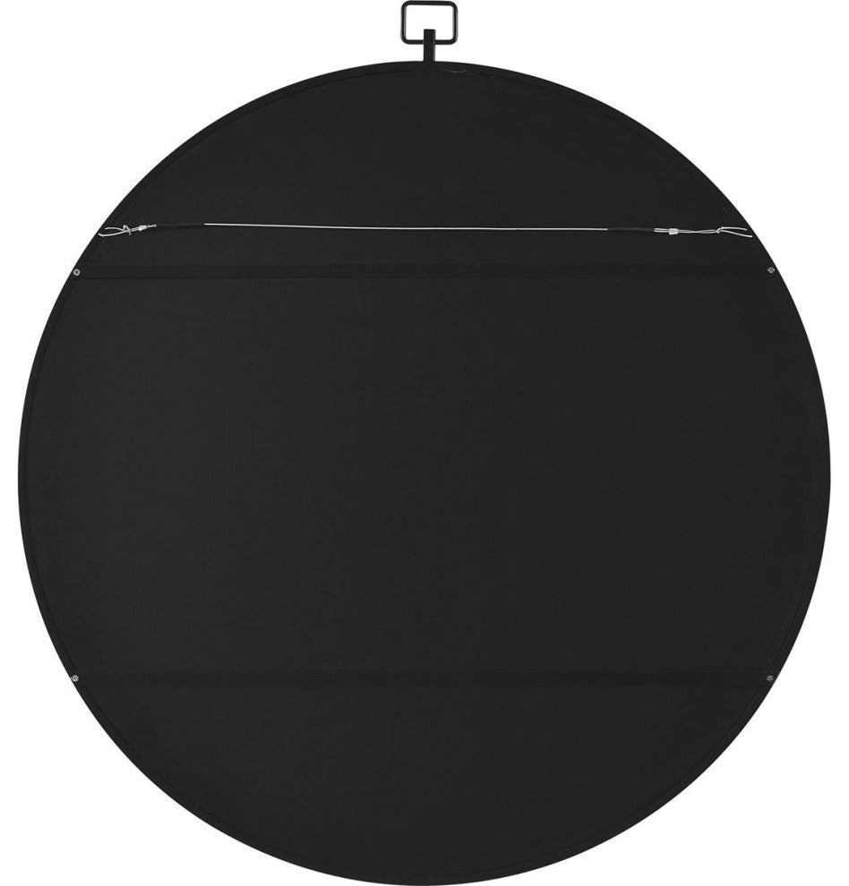 Rayden Wall Mirror, Matte Black