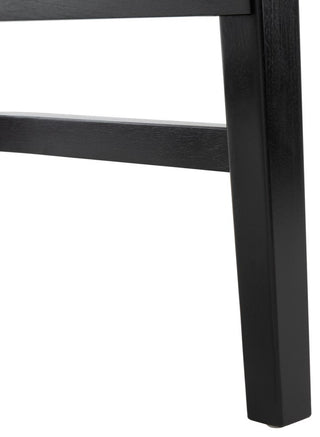 Safavieh Galway Cane Counter Stool, Black/Natural