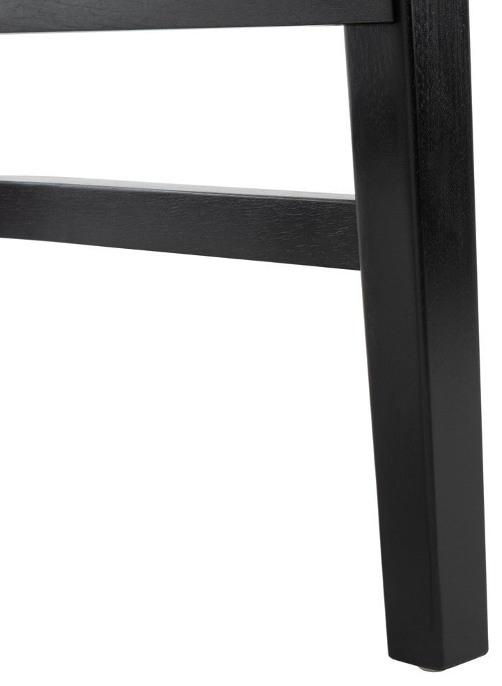 Safavieh Galway Cane Counter Stool, Black/Natural