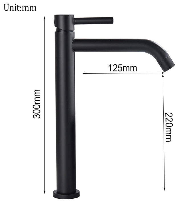 Single Handle Deck Mounted Bathroom Sink Faucet
