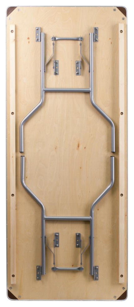 6-Foot HEAVY DUTY Birchwood Folding Banquet Table