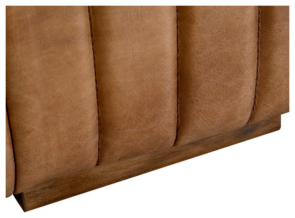 Castle Sofa Open Road Brown Leather