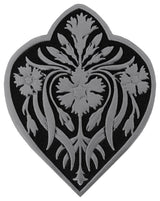 Dianthus Knob Antique Brass, Brilliant Pewter