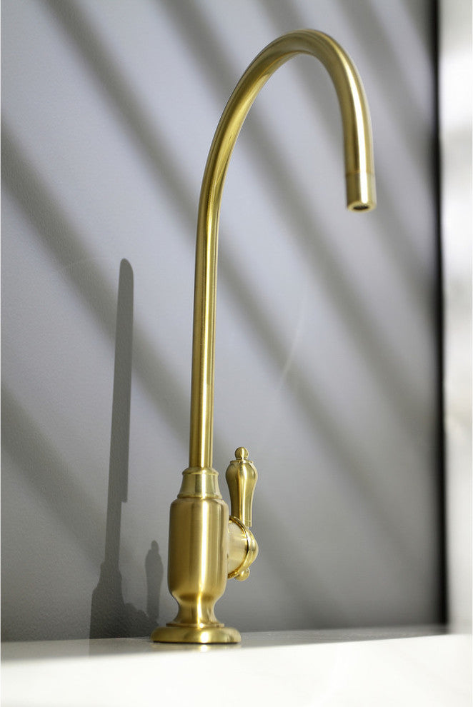 Kingston Brass Single-Handle Water Filtration Faucet, Brushed Brass