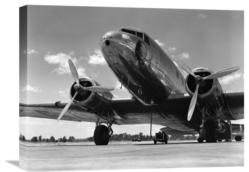 "1940s Passenger Airplane" Canvas Giclee by H. Armstrong Roberts, 24"x18"