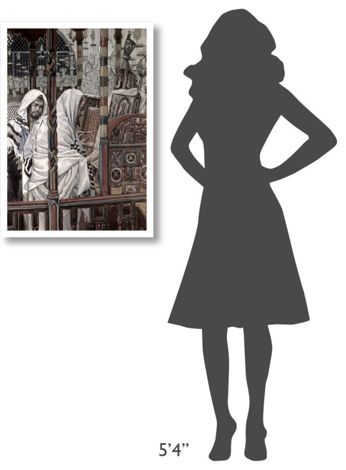 "Jesus Teaching In The Synagogue" Digital Paper Print by James Tissot, 23"x32"