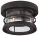 Bronze Glass Ceiling Light Fixture, Industrial, Farmhouse