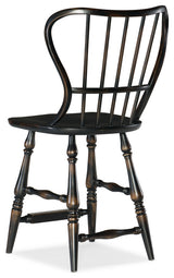 Ciao Bella Spindle Back Counter Stool, Black