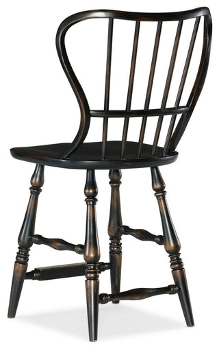 Ciao Bella Spindle Back Counter Stool, Black