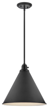 Hinkley Arti 14.5" Medium Pendant Light, Black