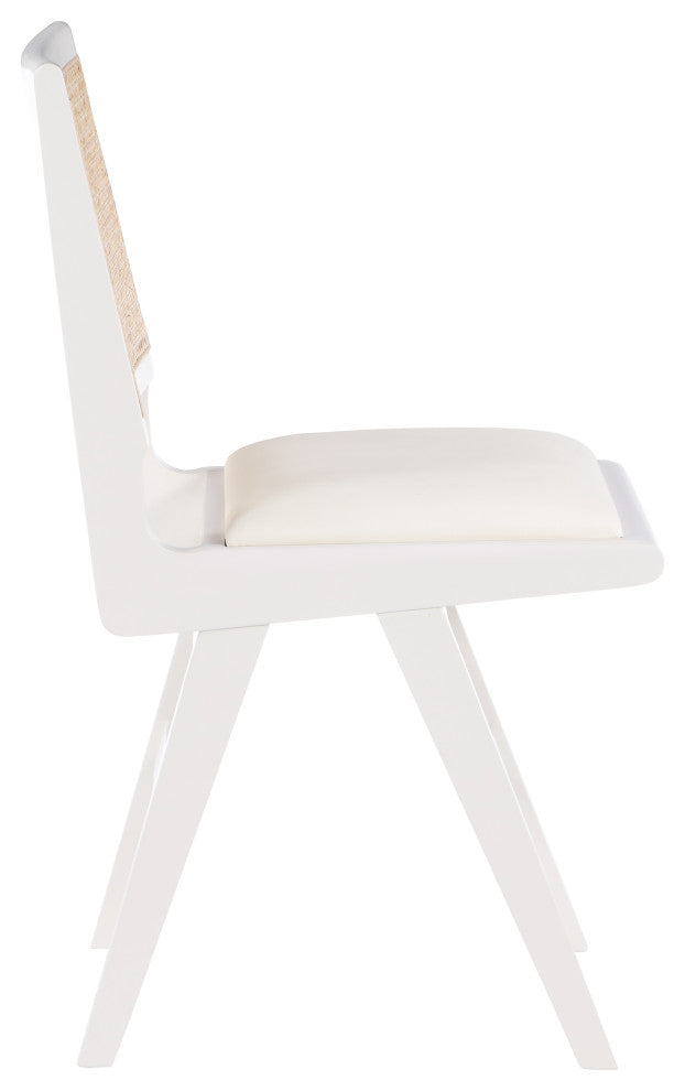 Abby Chair, White, White Finish, Side Chair