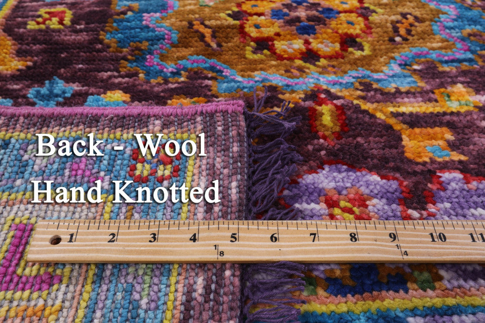8' 2" X 9' 9" Turkish Oushak Handmade Wool Rug - Q16055