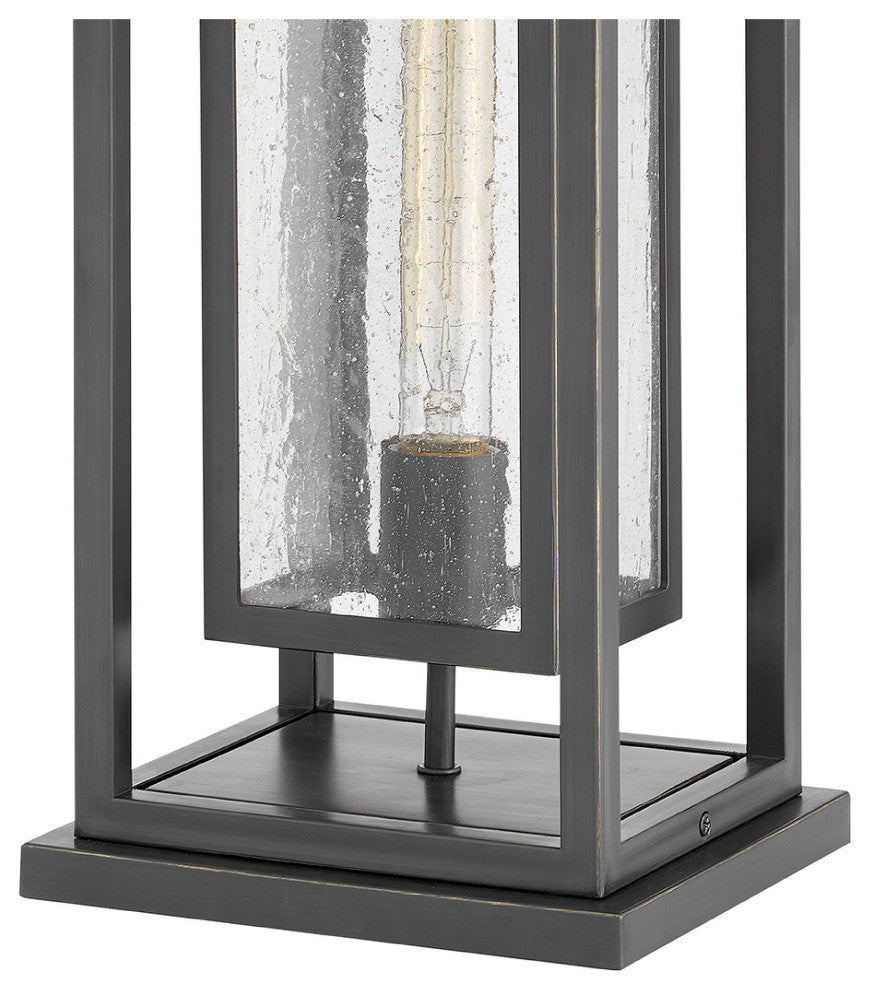 Hinkley Republic Medium Pier Mount Lantern, Oil Rubbed Bronze