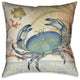 Laural Home Oceana Crab 18" X 18" Indoor Decorative Pillow