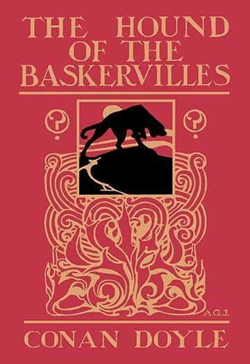 The Hound of the Baskervilles #3 (Book Cover)- Canvas Poster 20" x 30"