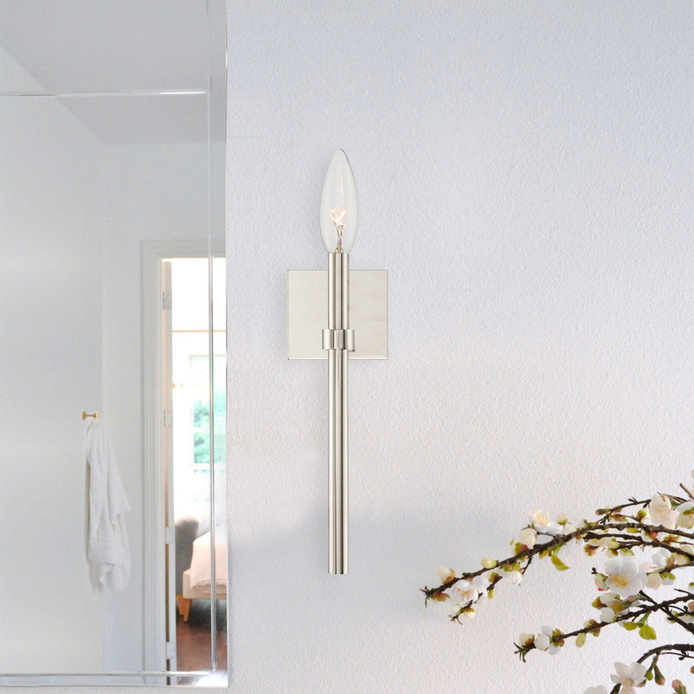 Elight 1 Light  Silver Wall Mount