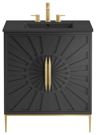 Awaken 30" Bathroom Vanity, Black Black