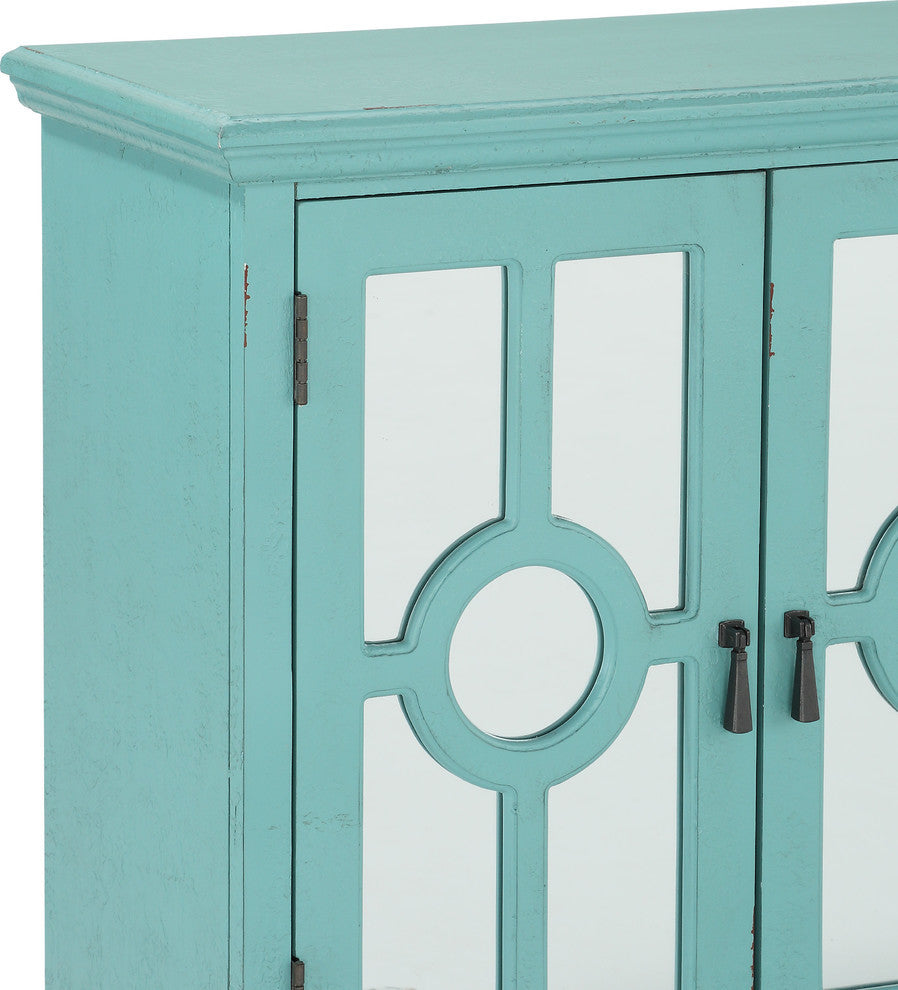 Chai Accent Chest, Aqua