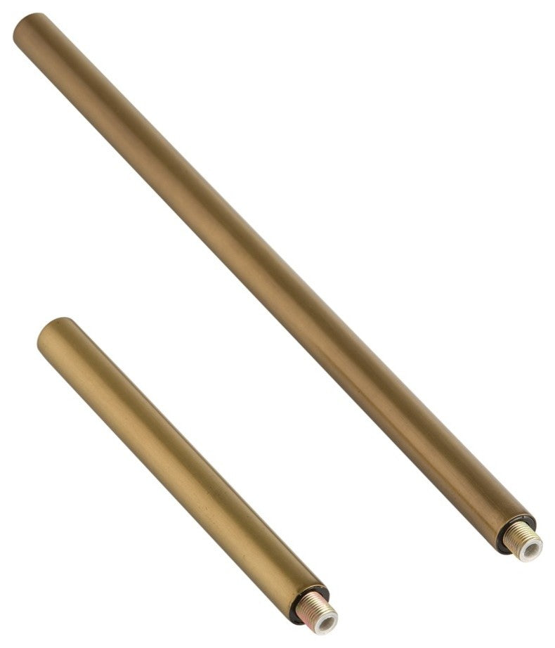 Antique Brass Extension Pipe, One 6" and One 12"