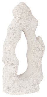 Cast Stone Table Top Sculpture, Single Hole, Roman Stone
