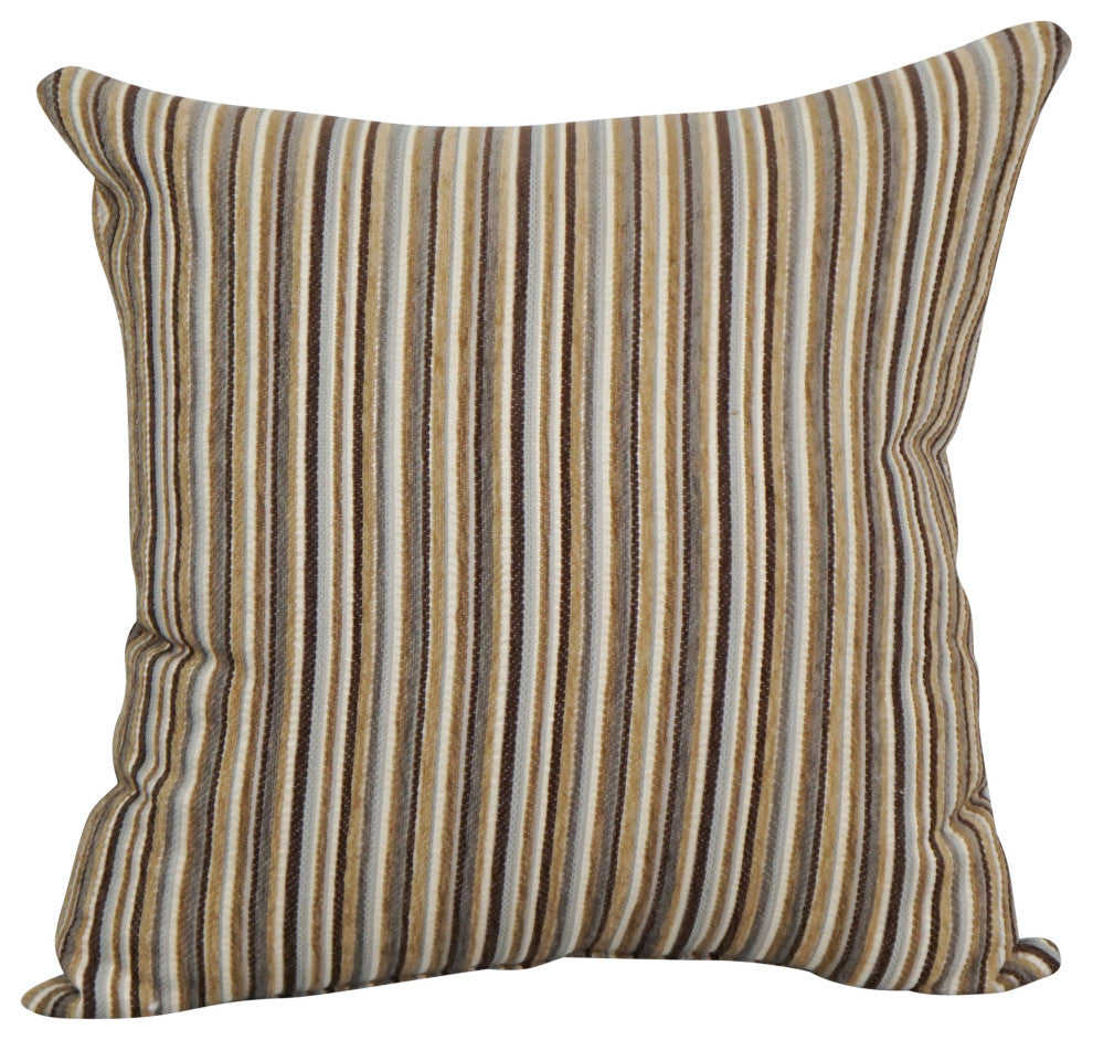 17" Jacquard Throw Pillows With Inserts, Set of 4, Otto Sahara
