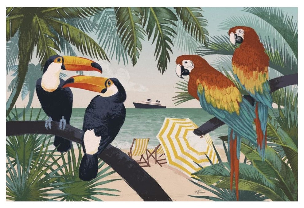 "Welcome to Paradise VI" Digital Paper Print by Janelle Penner, 32"x22"