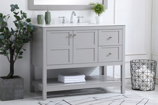 Tucker Grey 42" Single Sink Bathroom Vanity