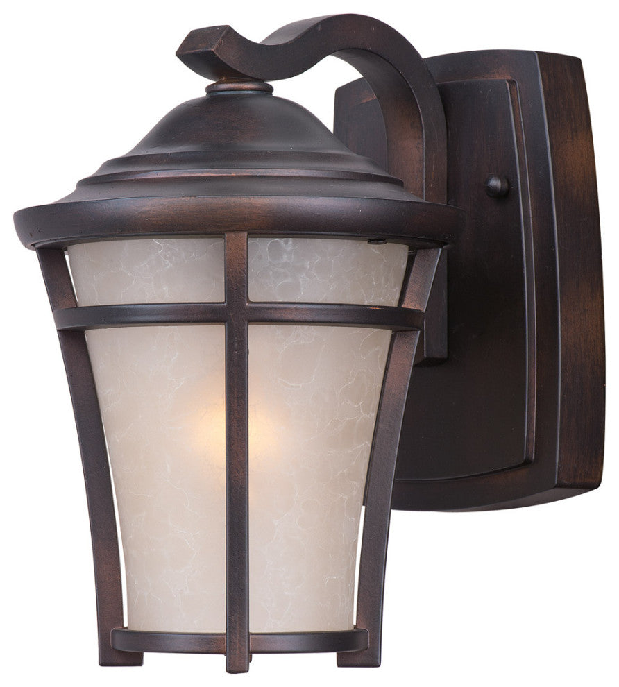 Balboa DC 1-Light Mini Outdoor Wall, Copper Oxide, Lace Glass