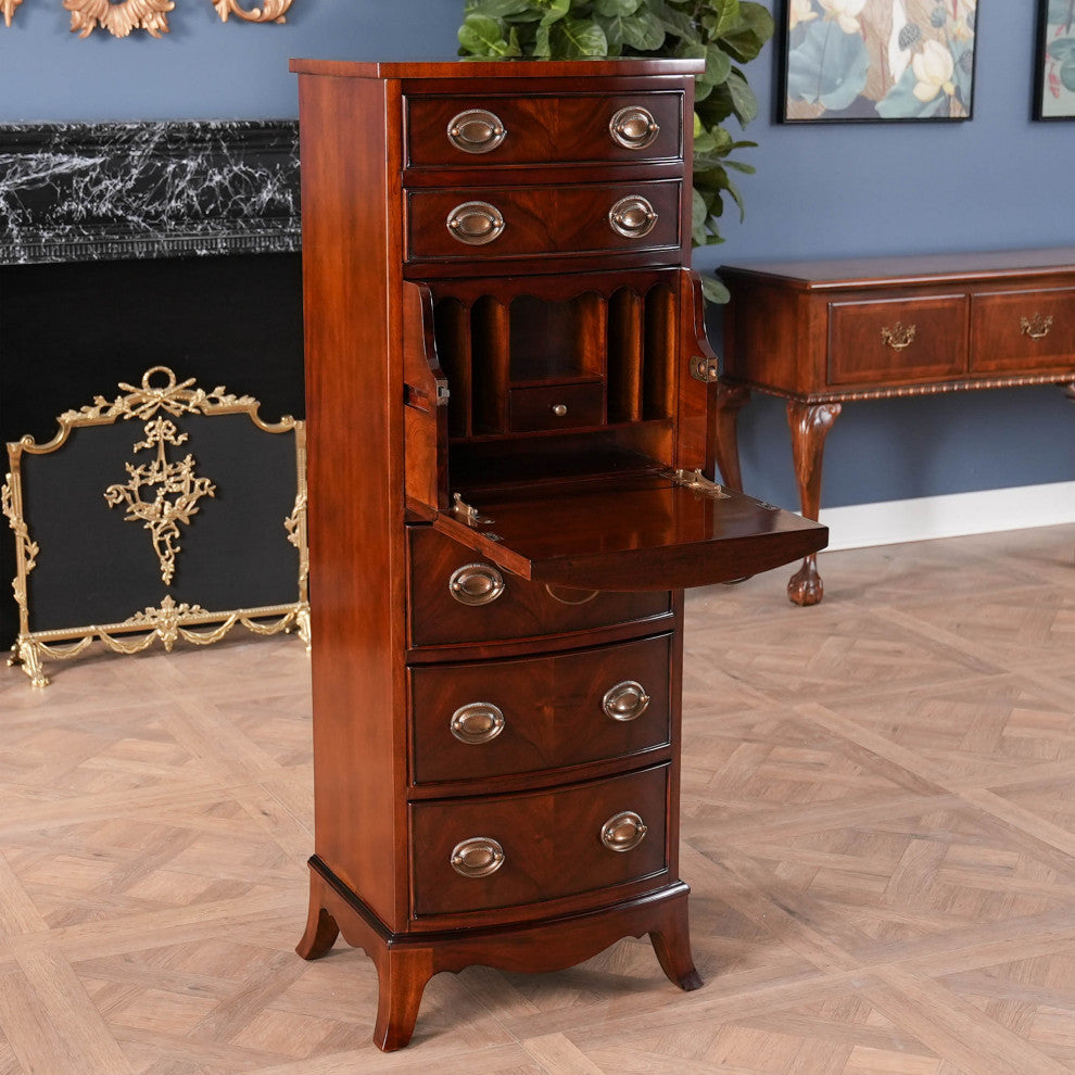 Mahogany Hidden Drawer Desk