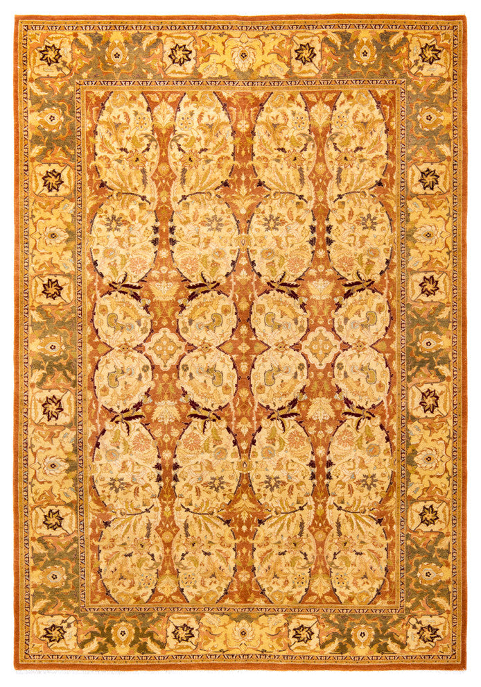Mogul, One-of-a-Kind Hand-Knotted Area Rug Brown, 6' 1" x 8' 10"