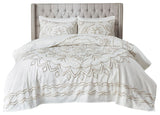 Madison Park Violette 3 Piece Tufted Cotton Chenille Coverlet Set
