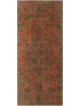Vintage Distressed Rainbow-dyed Ayan Orange Rug