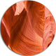 Antelope Canyon Details, Landscape Photo Round Wall Art, 23"