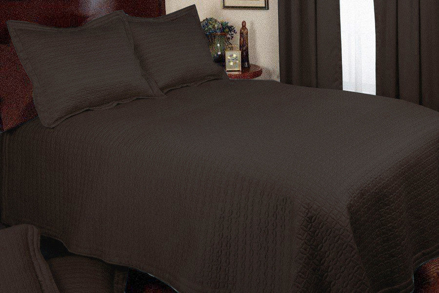 Ancient Coin Polyester Sateen Quilt and Sham Set