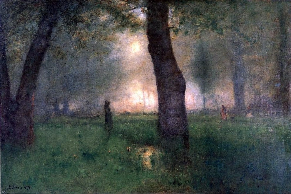 George Inness The Trout Brook Wall Decal