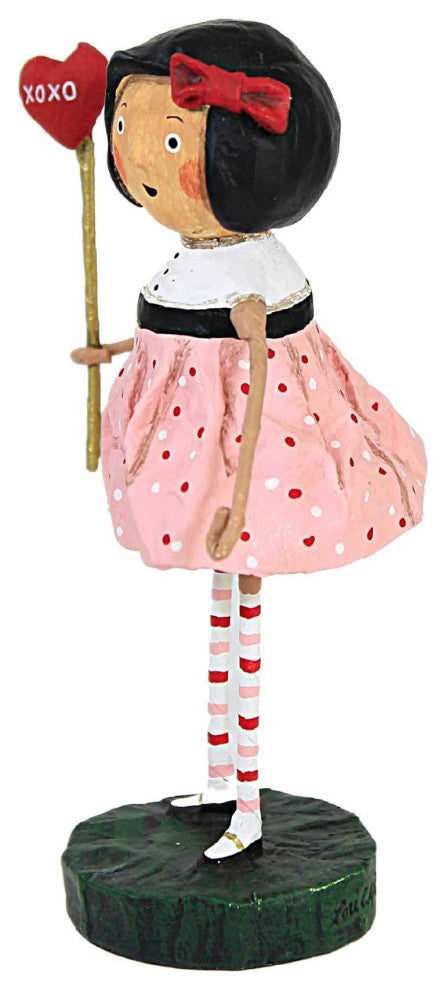 Lori Mitchell Brookie's Hug Polyresin Valentine's Day Love Heart 13340.