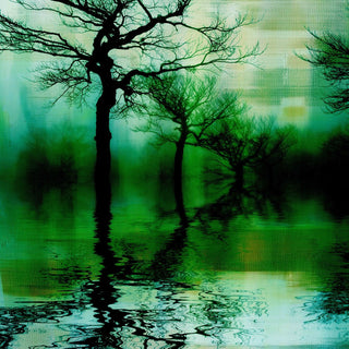 "Emerald Lake" Fine Art Canvas Print, 32"x32"