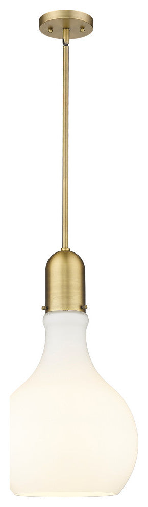 Innovations Lighting 492-1S-BB-G581-12 Amherst 1 Light 11.75" Mini Pendant