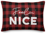 Plaid Feelin' Nice 14"x20" Throw Pillow