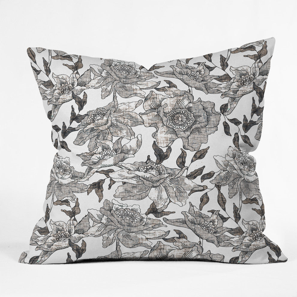 Holli Zollinger Summertime Natural Outdoor Throw Pillow, Medium
